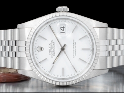 Rolex  Datejust 36 Bianco Jubilee White Milk Dial - Double Dial 16220 